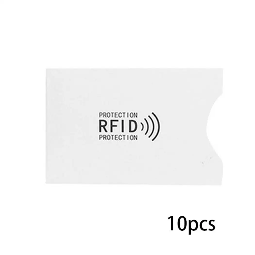 10 шт RFID блокирующий рукав держатель кредитной карты защитный чехол кошелек сумка