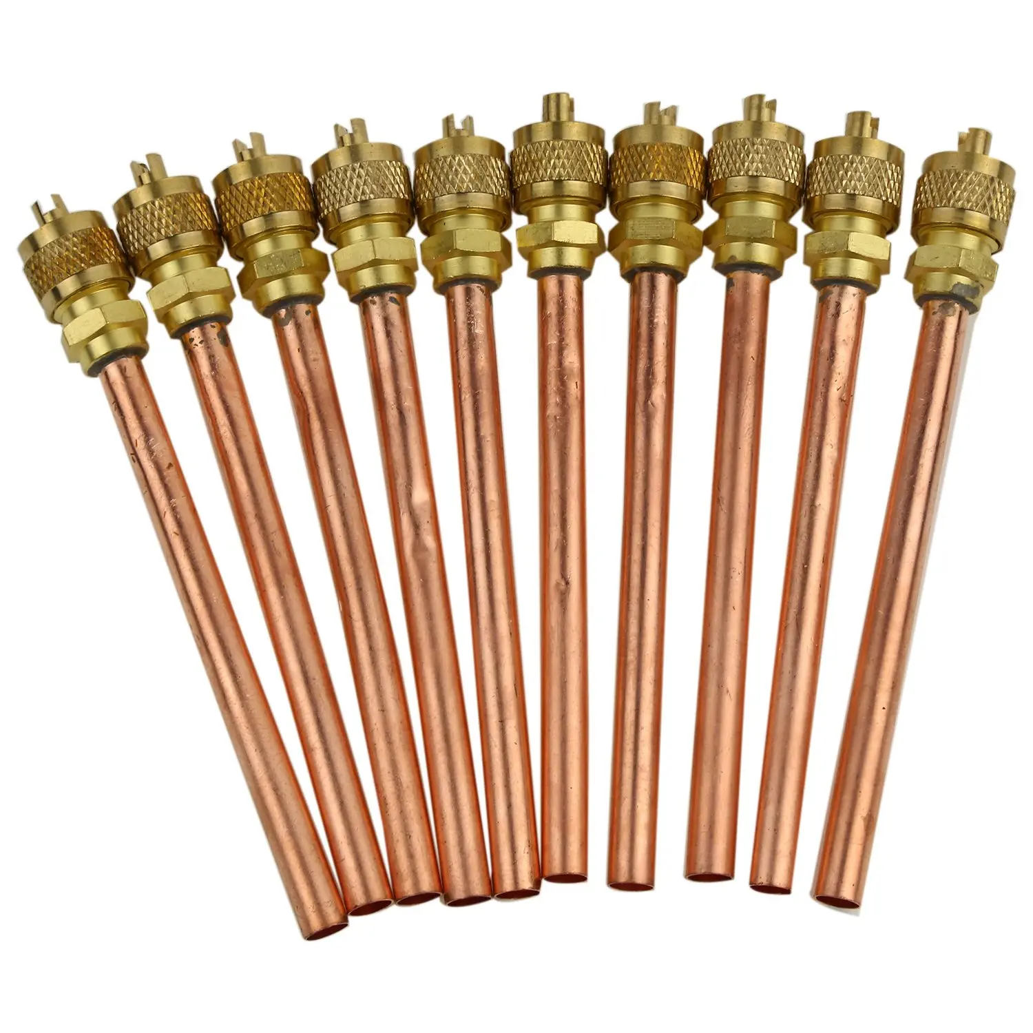 10 клапанов 1/4 &quotSAE x 1/4&quot OD 4 &quotстержень переменного тока охлаждения|Детали
