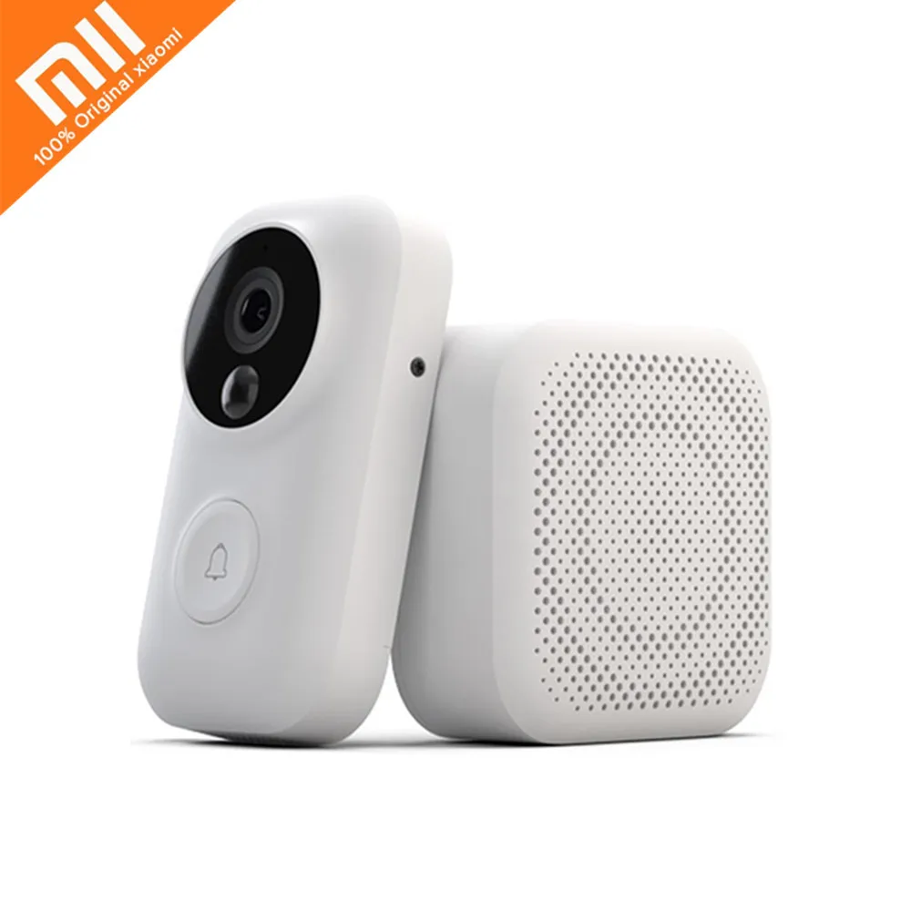 Оригинальный Xiaomi AI распознавание лица 720 P ИК ночного видения Видео набор дверных