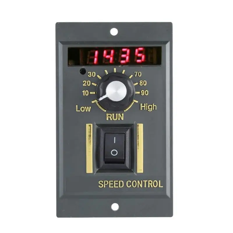 Ac 220V контроллер скорости двигателя 50Hz 250W цифровой Регулируемый бесступенчатый Plc