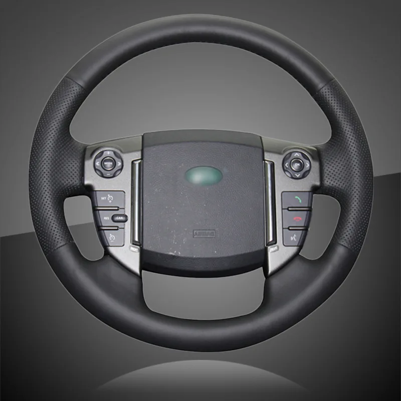 Чехлы на рулевое колесо для Land Rover Дискавери 4 2010- интерьер Авто оплетка на рулевое колесо покрытие Кожаный Стайлинг