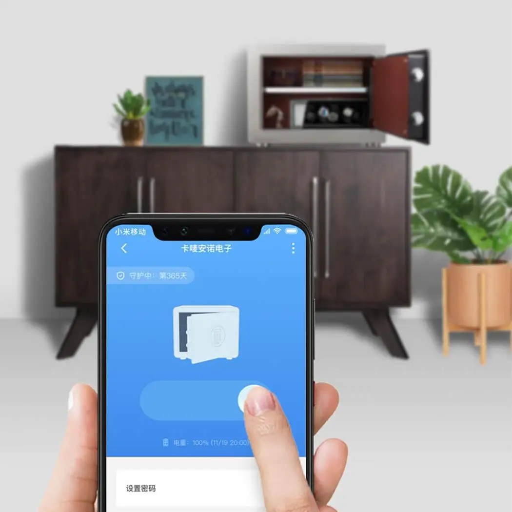 Визитная карточка Бытовая Противоугонная Strongbox ключ отпечаток пальца