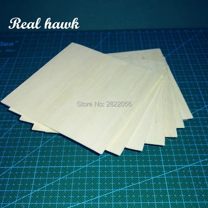 10 шт. деревянные листы AAA + Balsa 100x100x1 5 мм | Игрушки и хобби