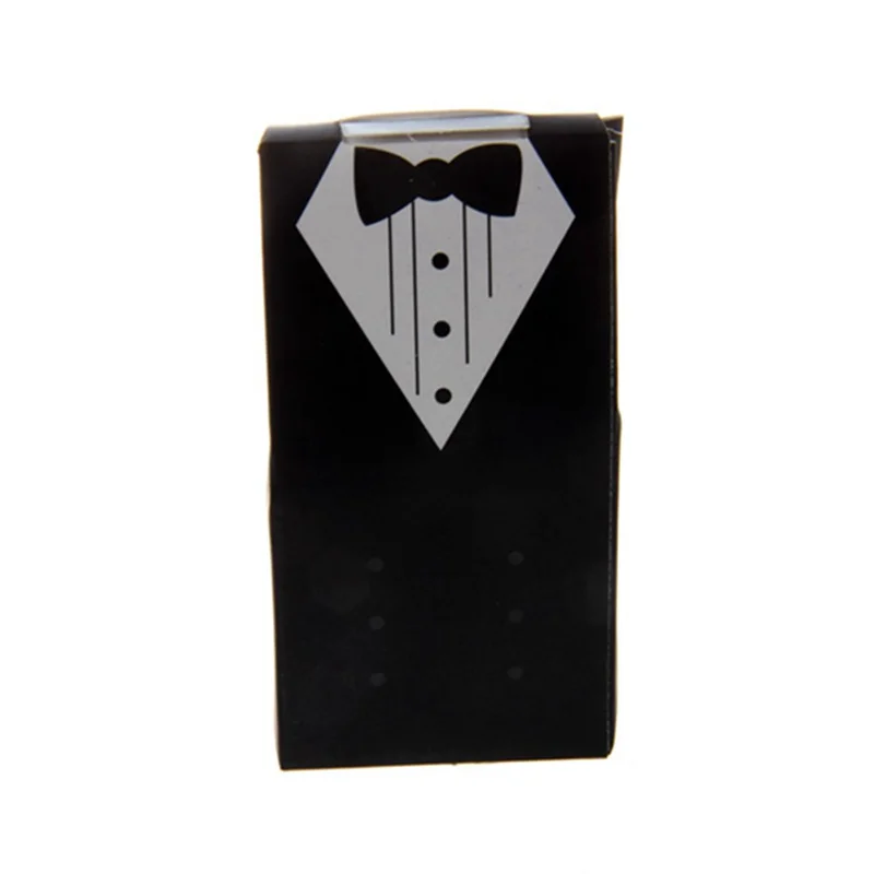 100 шт смокинг платье жениха свадебные конфеты подарочные коробки Свадебная