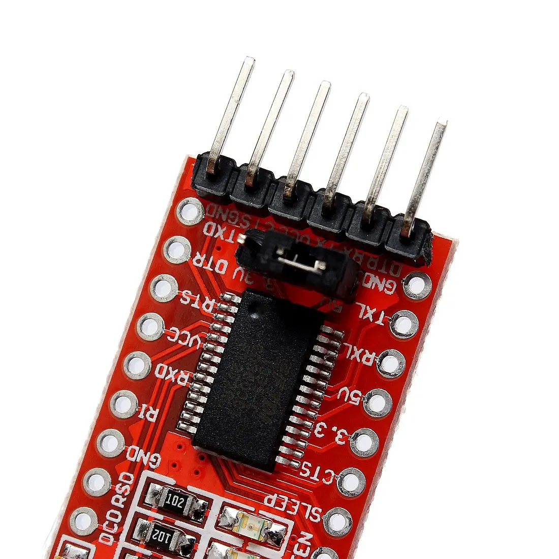 FT232RL модуль 5V 3 V FTDI USB TTL конверсионный адаптер Красный | Компьютеры и офис