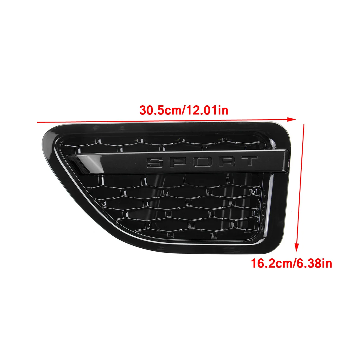 Новая Автомобильная боковая вентиляционная решетка 2x гриля для тюнинга