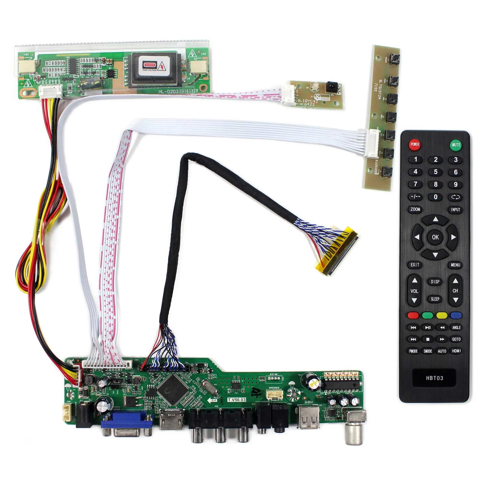 ЖК-панель HD MI VGA AV плата ЖК-контроллера с USB для 15 4 &quotTX39D30VC1GAA 1280x800 | Электроника