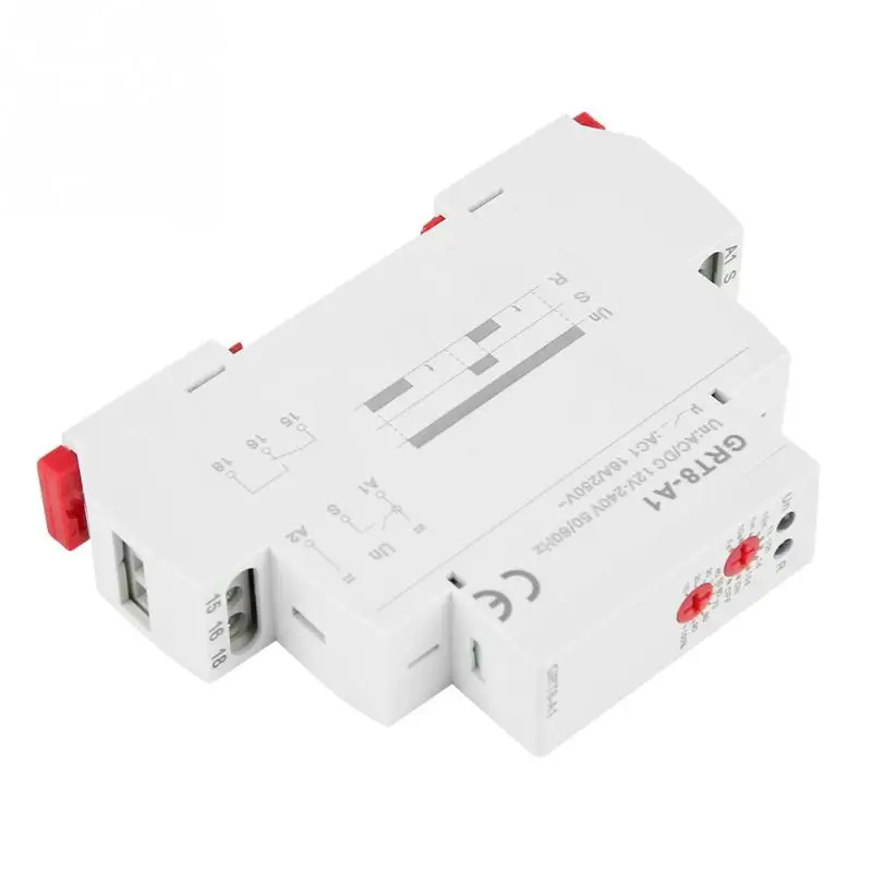 GRT8 A1 Mini Power On реле времени задержки din рейка Тип AC/DC 12V240V таймера горячая