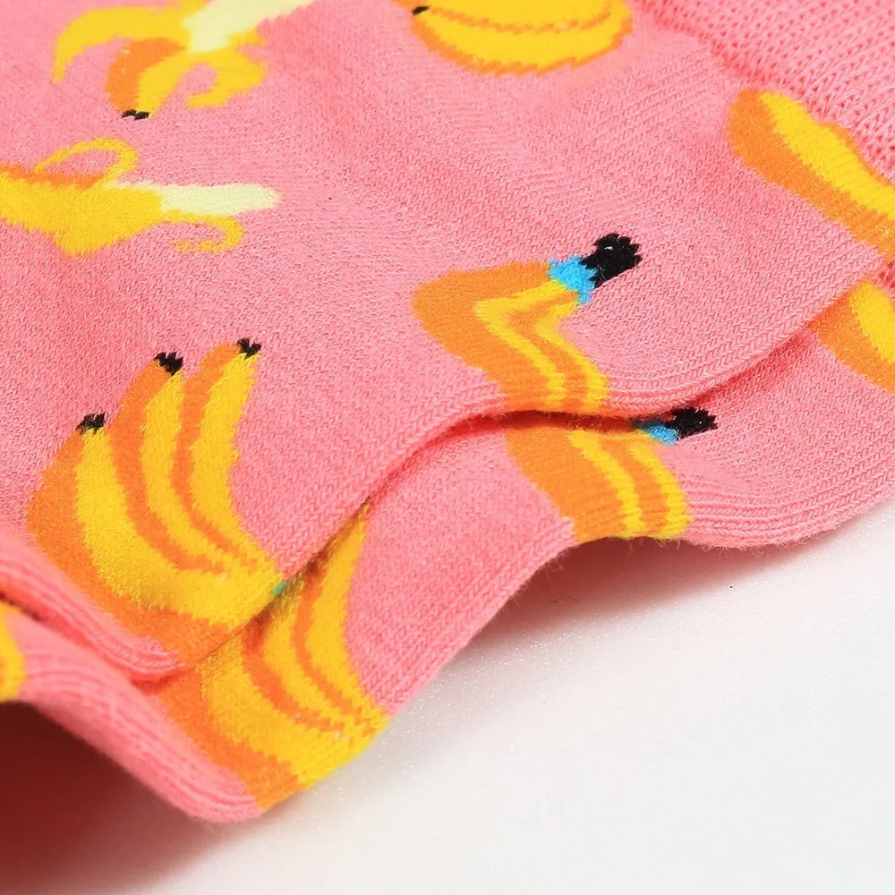 PEONFLY забавные Chaussette Homme сладких фруктов ананас черешня Для мужчин носки Harajuku в