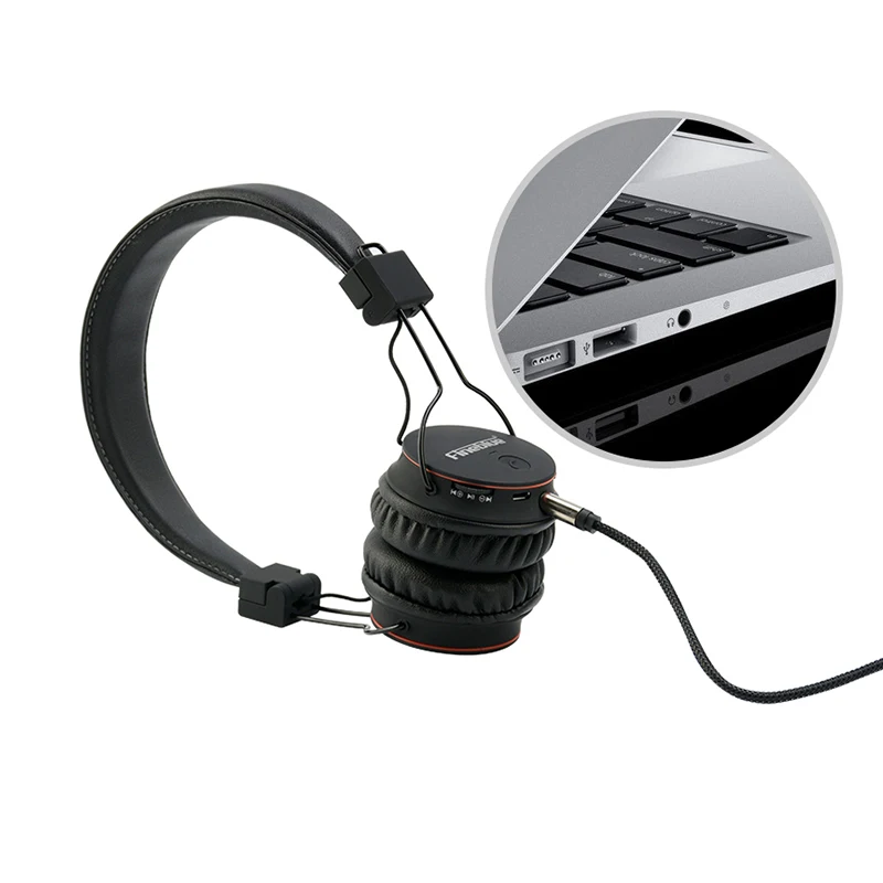 Fineblue FR 7S беспроводные Bluetooth наушники на ухо для компьютера Hifi стерео гарнитура с