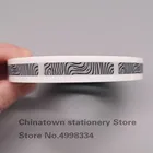 1000 шт., 6x36 мм, ручная наклейка для удаления царапин, клейкая лента с рисунком зебры в рулонах, покрытие кода пленкой