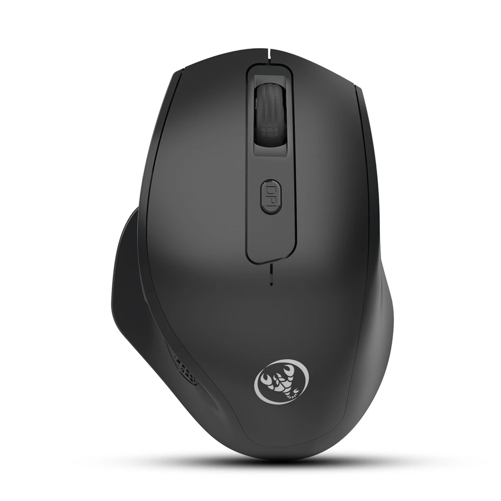 Hxsj 2 4G приемник Беспроводная игровая мышка Регулируемая 2400 точек/дюйм 6 кнопок