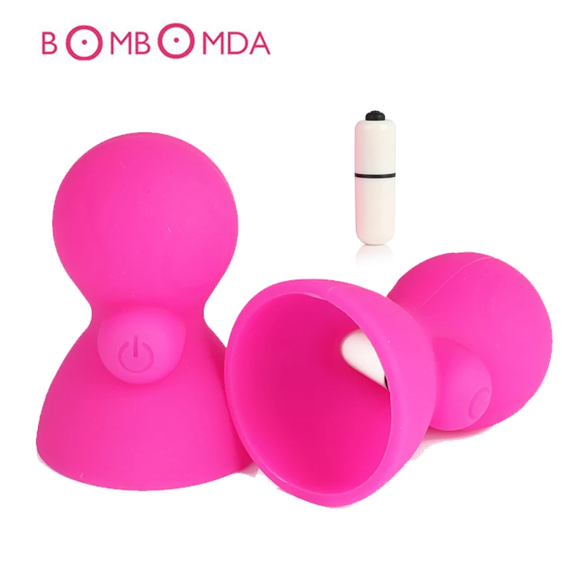 Секс шоп 1 пара сосание сосков язык Вибратор массажер груди точка G Клитор Женский