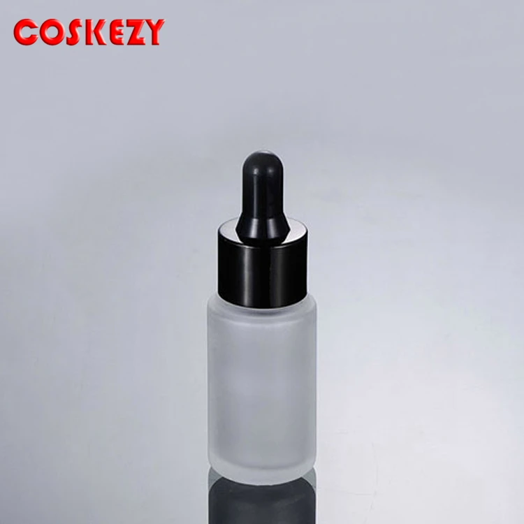 Empty Frost glass dropper bottle for E Liquid Dropper Vials With Pipette, Glass Bottle Essential Oil Cosmetic Packaging