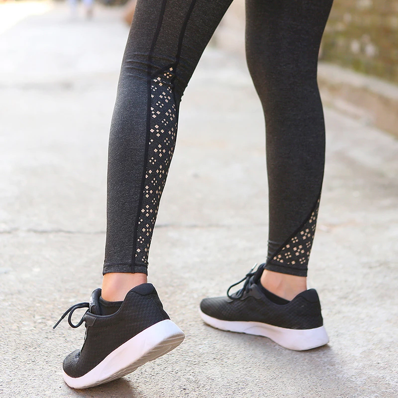 New Style Sports Fitness Yoga Pants Woman Offset Reduced Wrinkle Pocket Black Seamless Leggings | Спорт и развлечения