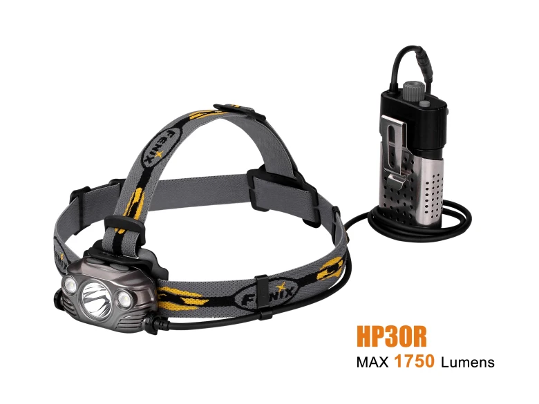Фонарь налобный Fenix HP30R Cree LEDs макс. 1000 люмен с батареями 2600 мАч|Налобные LED-фонари| |