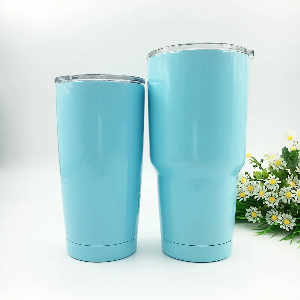 20 oz 30 унций фиолетовый Нержавеющая сталь Вакуумная чашка термос пиво кофе кружки