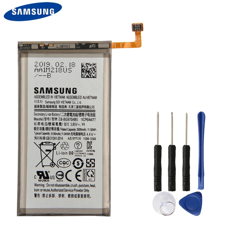 Оригинальная запасная аккумуляторная батарея для Samsung Galaxy S10e S10E S10 3100 мАч |