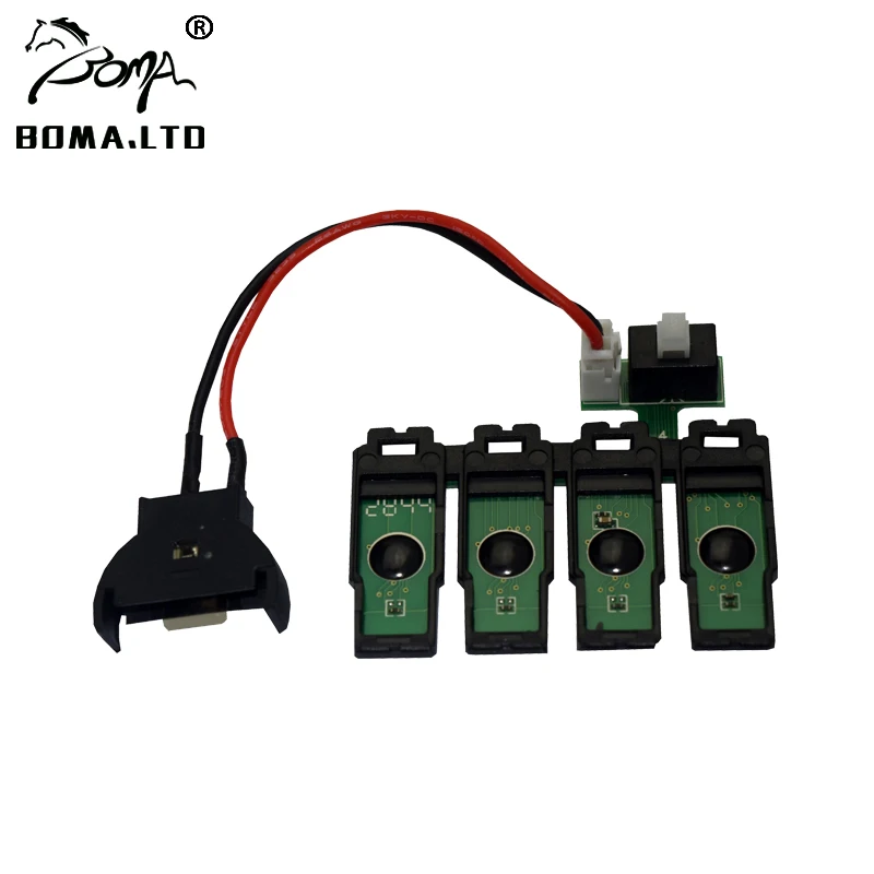 

HOT!!! 1 Set Show Ink Level Permanent Cartridge Chip For Epson WF 7710 7720 7715 7110 7610 7620 7210 3620 3640 Printer Ciss
