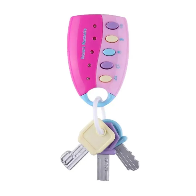 Развивающая музыкальная игрушка-ключ для автомобиля красочные звуки вспышки