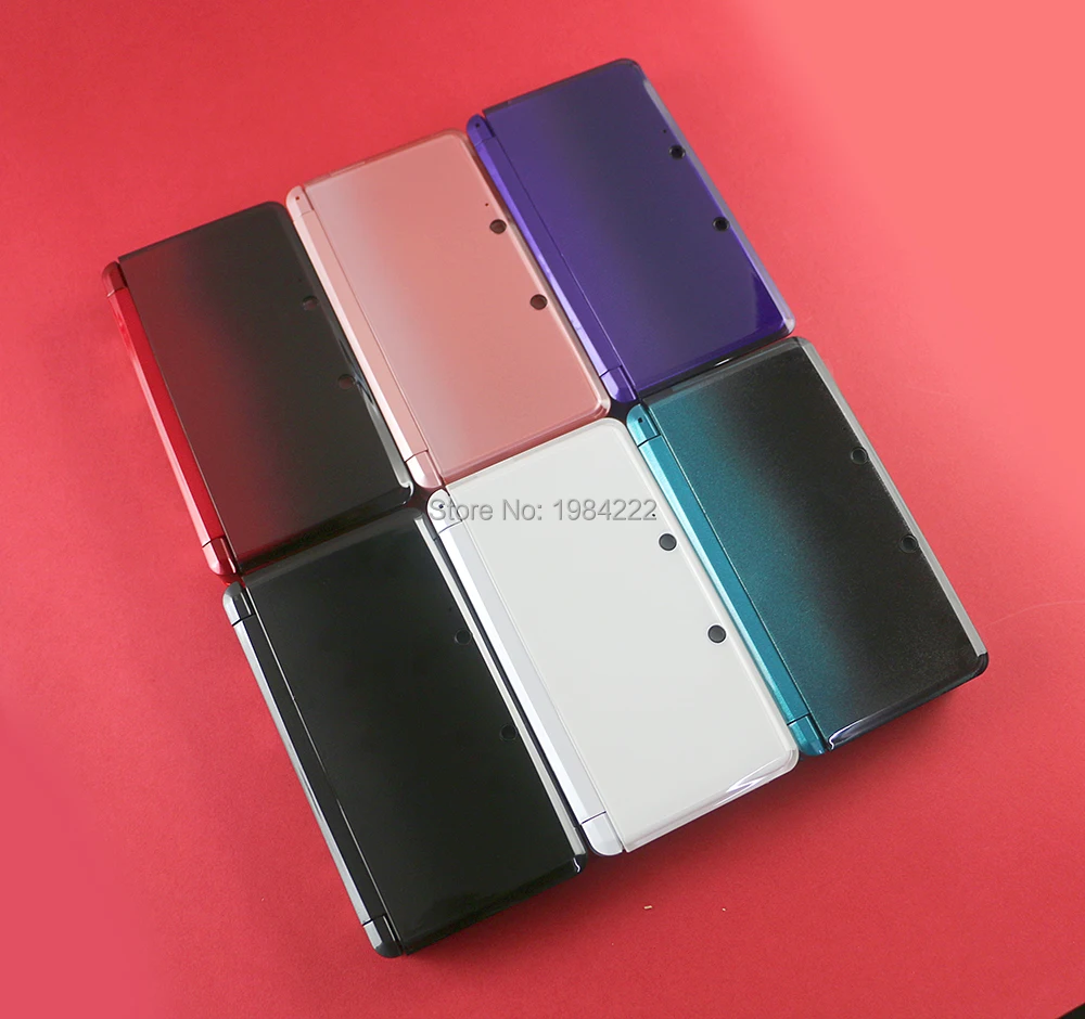 

15sets/lot For 3DS Shell Game shell case replacement full housing cover case with Buttons kit for 3ds 6 colors