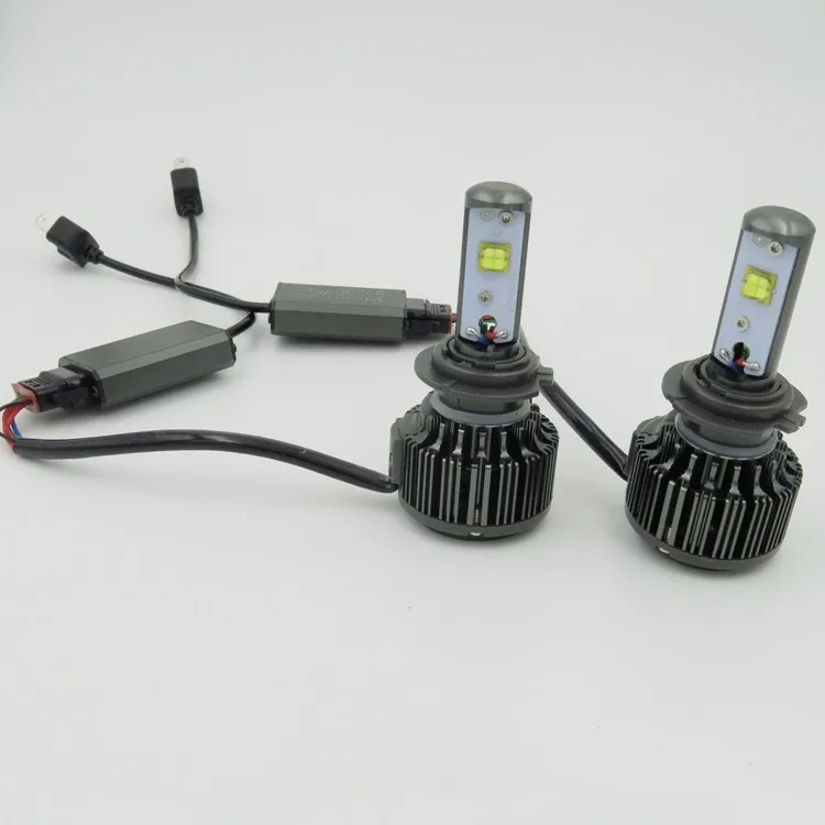 9005 V16 turbo HB3 H10 Plug & play EMC canbus H7 H1 H3 H8 H9 9006 hb4 H27 880 881 7200LM комплект СВЕТОДИОДНЫХ Фар H4 H13 9004