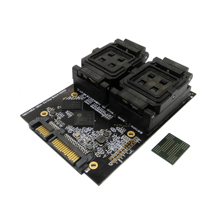 Бесплатная доставка SSD Тесты NAND flash SM2246EN bga132/152 флэш испытательный станок створка