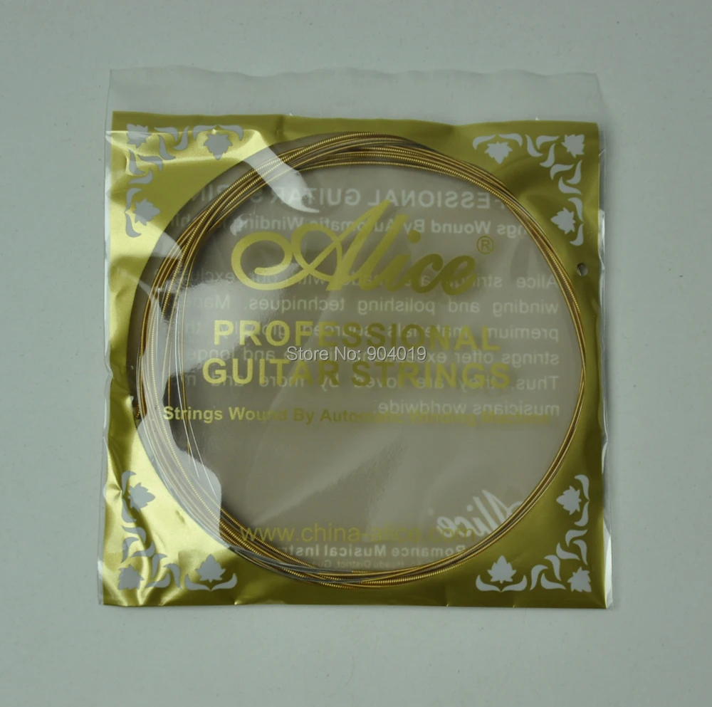 

6Sets Alice Acoustic Guitar Strings Hexagonal Core Coated Copper Alloy Wound AW432-SL 011