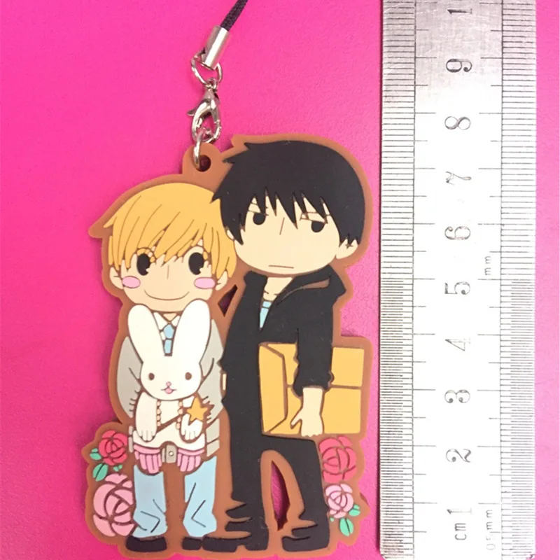 Sekai ichi Hatsukoi брелок игрушка аниме Onodera Ritsu и Takano Masamune фигурка телефон ремешки сумка
