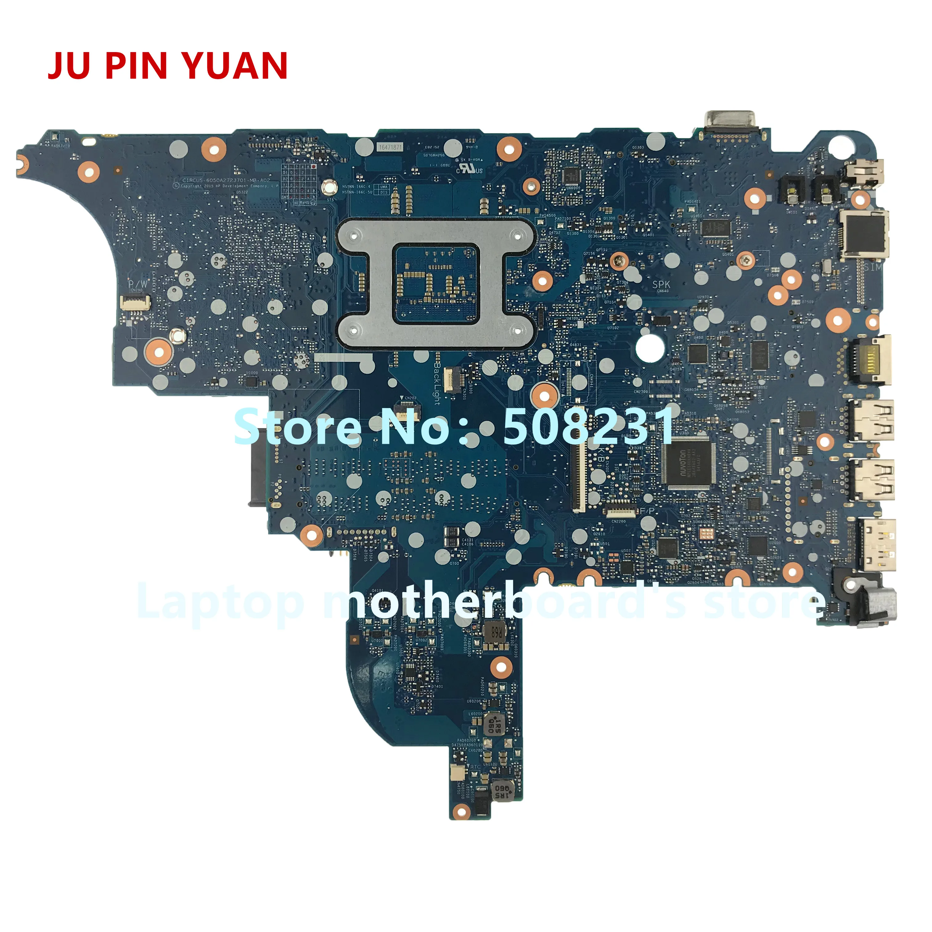 JU PIN YUAN для HP ProBook 640 650 G2 Материнская плата ноутбука 840716 601 001 аккумулятор большой