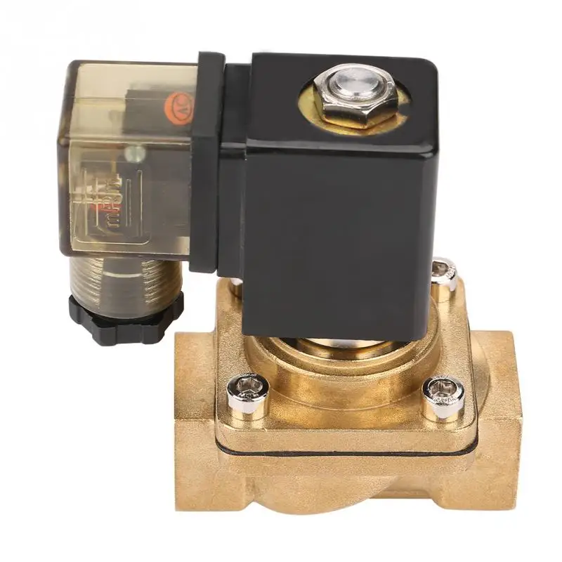 Электромагнитный клапан DC12V/24 V/AC110V/220 V PU220 02 G1/4 Интерфейс 2 способа прямого