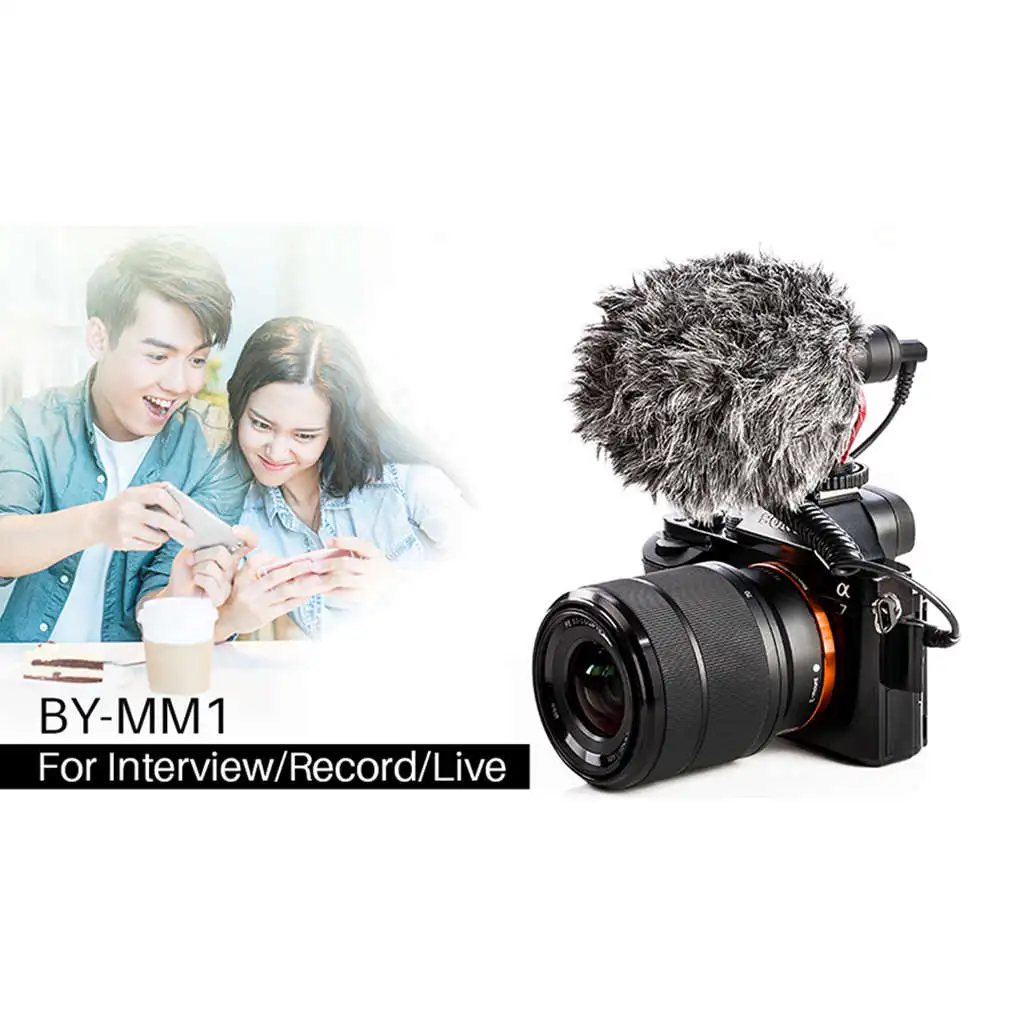 BOYA By mm1 микрофон для видеозаписи Compact Vs Rode Videomicro On camera recording Mic Iphone X 8 7 huawei Nikon Canon