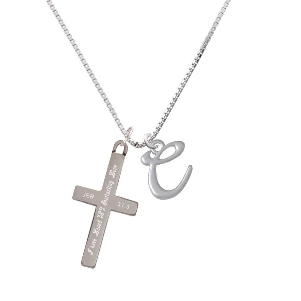Маленькое ожерелье с надписью Gelato Initial C Everlasting Love cross|Подвески| |