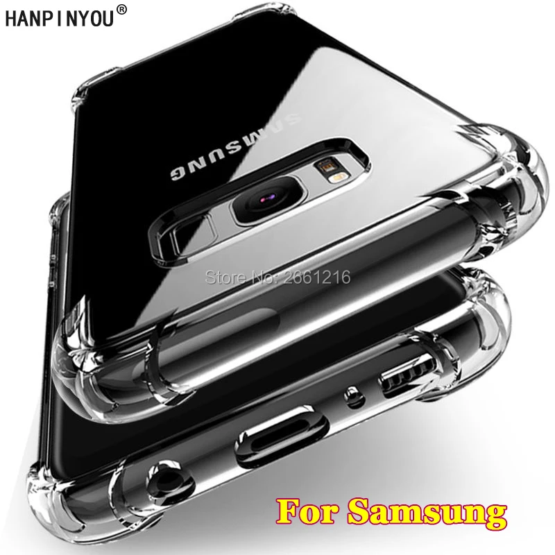 Ультратонкий силиконовый прозрачный мягкий ударопрочный чехол для Samsung Galaxy S6 S7 S8