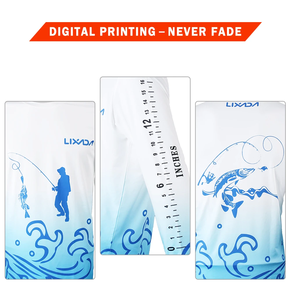 Lixada Ropa летняя одежда для рыбалки с длинным рукавом солнцезащитные Дышащие