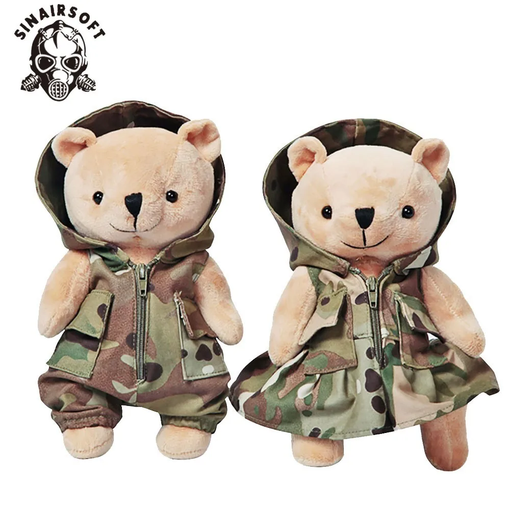 

Плюшевый медведь Тактический Медведь кукла мультфильм плюшевая мягкая игрушка тактический жилет CS уличная одежда охота жилет платье аксес...