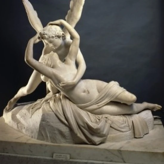 Купидон и психика Amour et Psyche Antonio Canova 1757 1822/итальянская мраморная скульптура Musee du