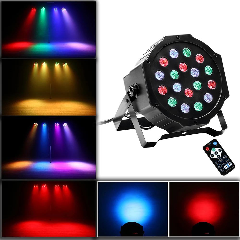 Освещение для вечеринок дискотечная лампа 18 светодиодов сценический свет RGB