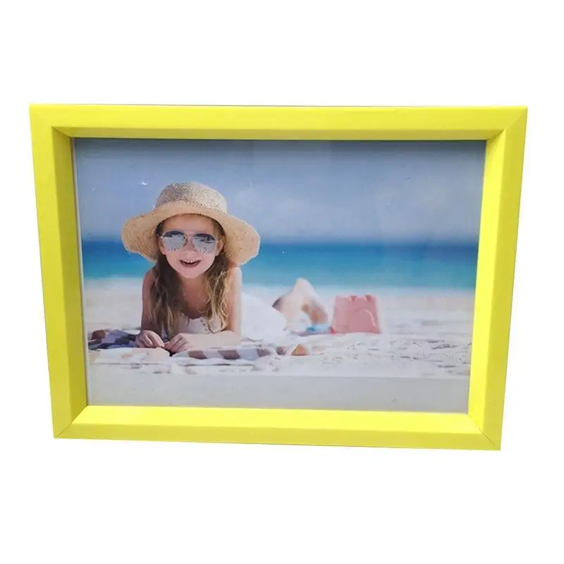 Adeeing творческий простой 7 дюймовый комнатный офис Декор Пластик фоторамка