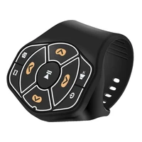 universal wireless car steering wheel button remote control bluetooth compatible 4 0 hands free multimedia player button
