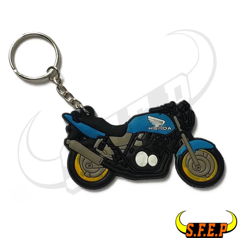 

3D Rubber Motorcycle Keyring Keychain Key Chain For Honda