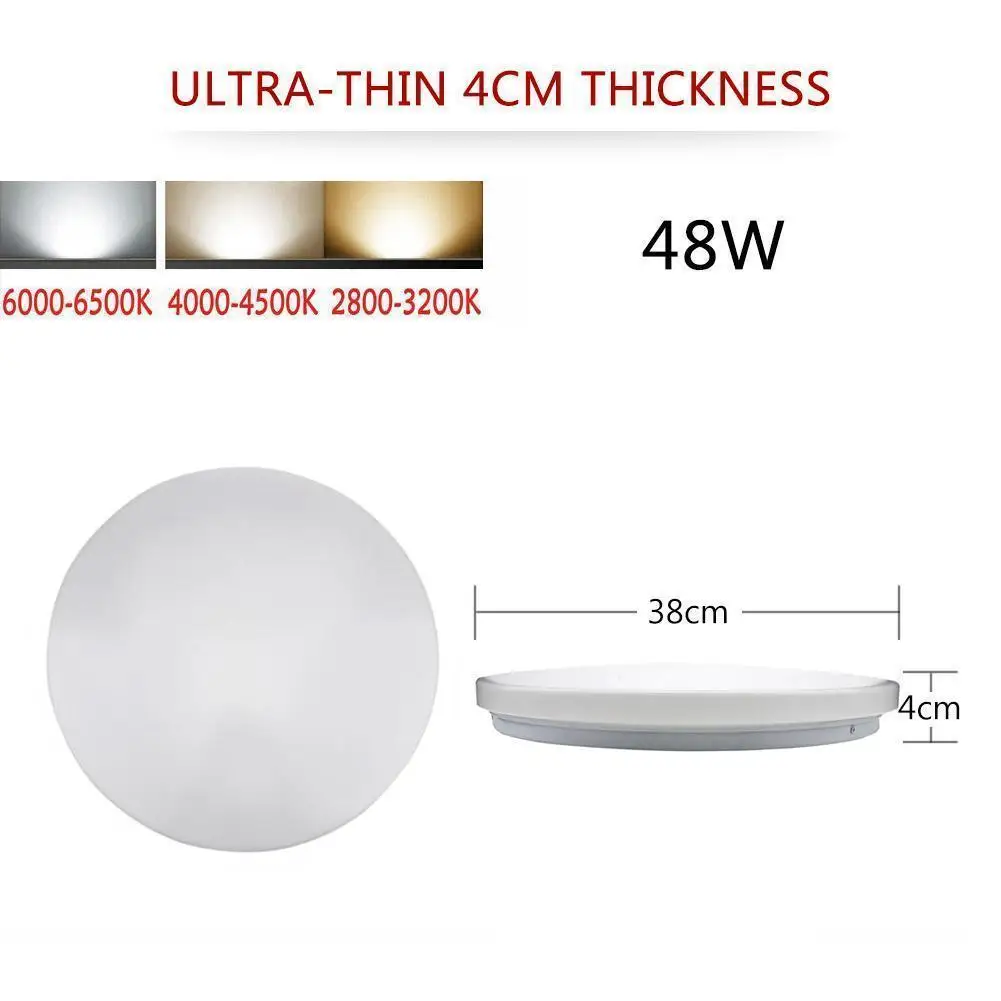 Modern Round LED Ceiling Light Living Cold White led furniture lighting light fixture new popular | Лампы и освещение