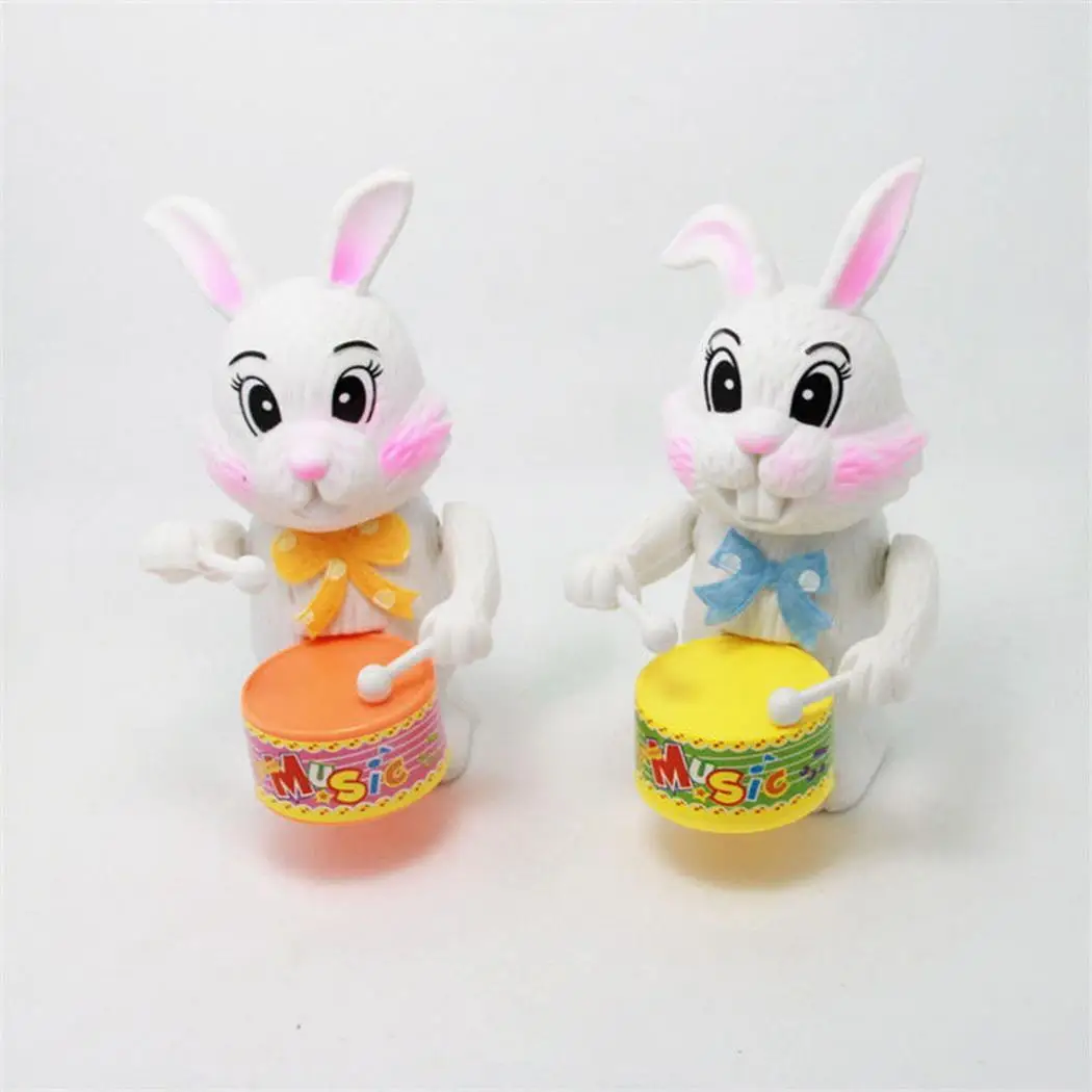 old Cartoon Unisex Educational 35g Random Rabbit Drumming Toys Musical Clockwork years Wind-Up Toy Kid | Игрушки и хобби