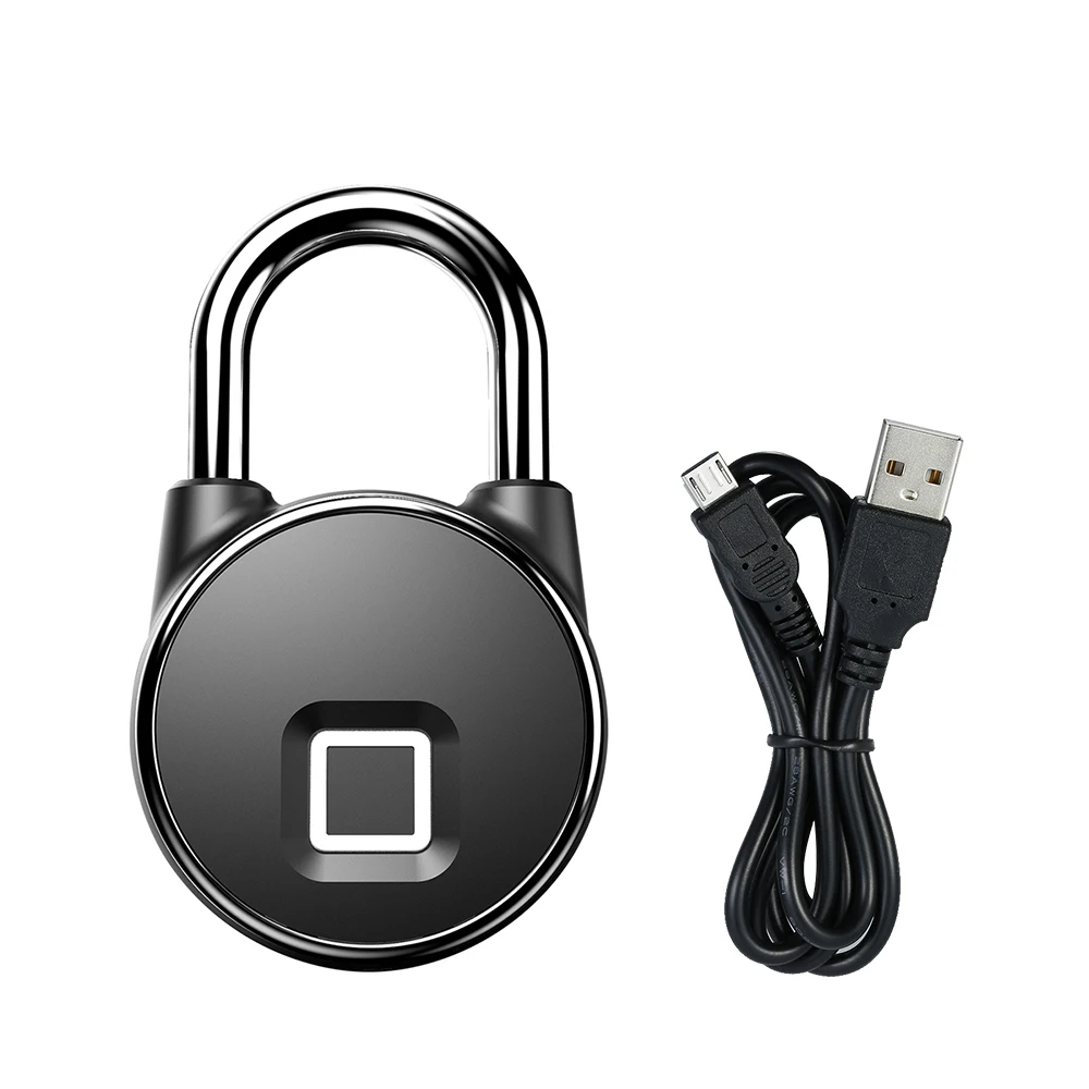 USB Перезаряжаемый смарт блокировка отпечатков пальцев без ключа быстрая реакция