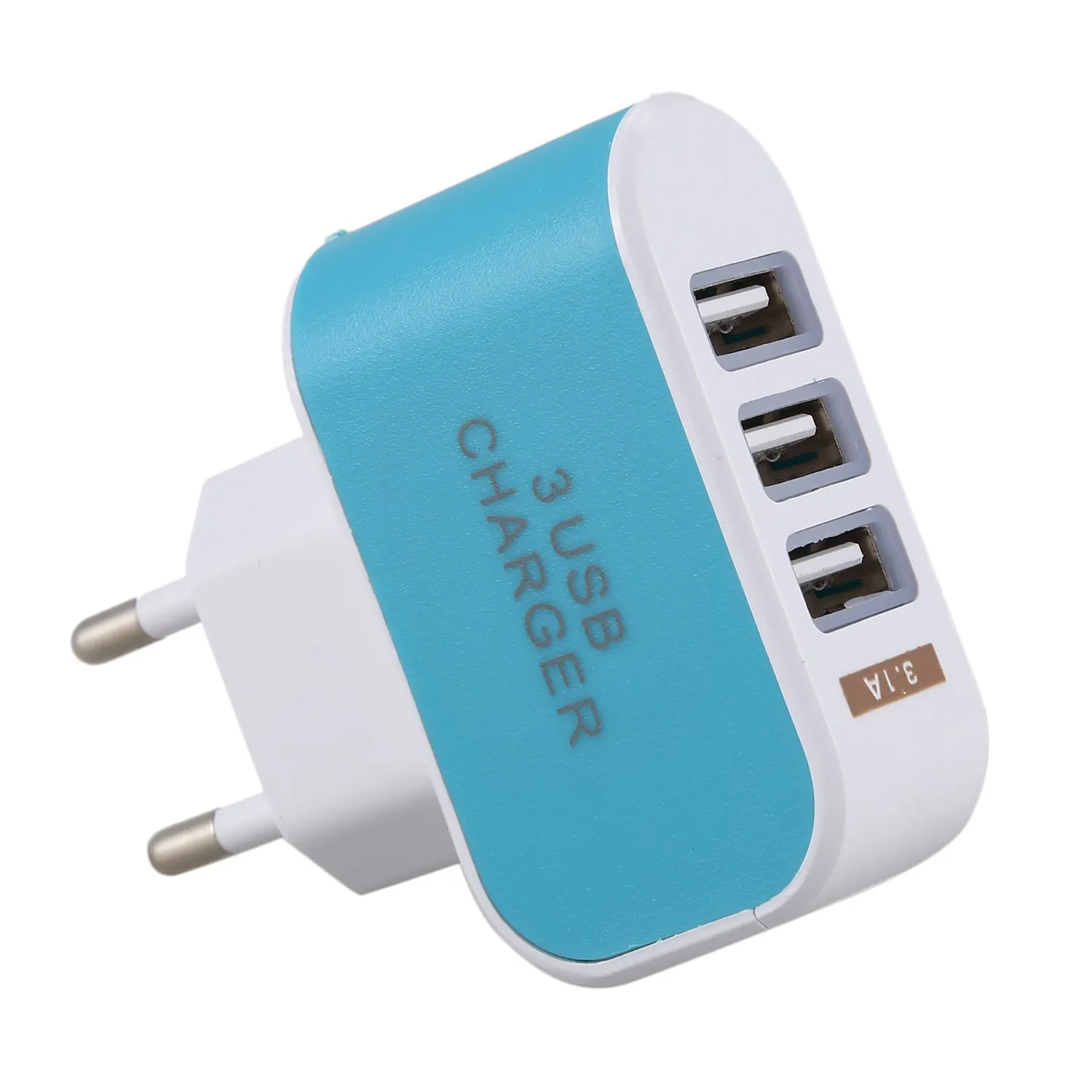 IG портативное зарядное устройство с 3 портами Usb штепсельная вилка европейского