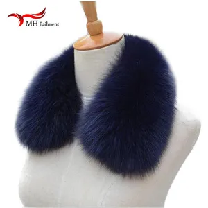 Женский шарф, шарф с 100% натуральный мех лисы воротником, женский шарф-шаль, зимний шарф с лисой, M3