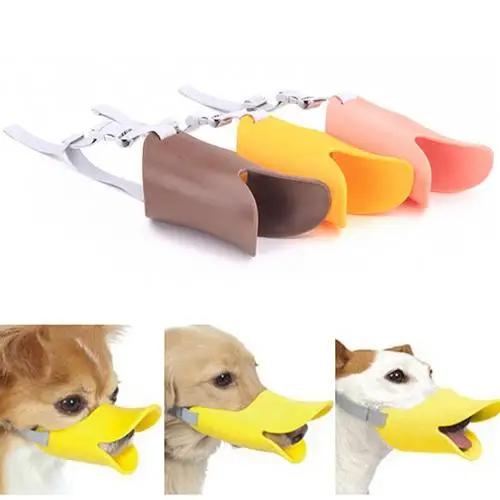 Dog Anti Bite Duck Mouth Shape Cover Silicone Biteproof Pet Muzzle Supplies | Дом и сад