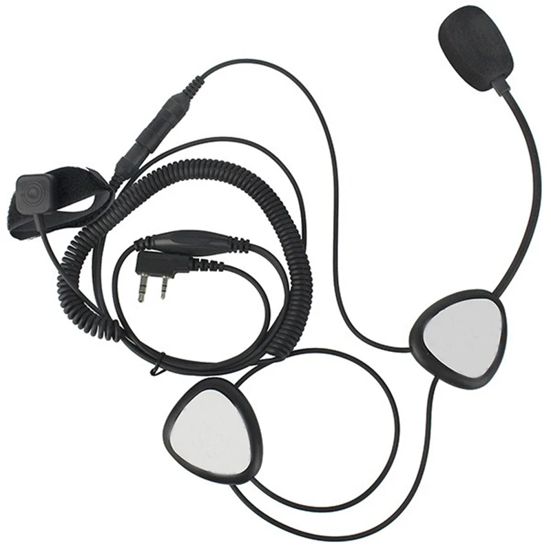 Полное обновление Finger PTT мотоциклетный шлем гарнитура микрофон для KENWOOD TYT BAOFENG UV 5R