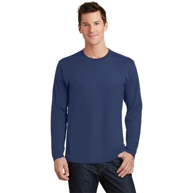 Порт & Co PC450LS с длинным рукавом Fan Favorite Tee Team Navy 4XL| |