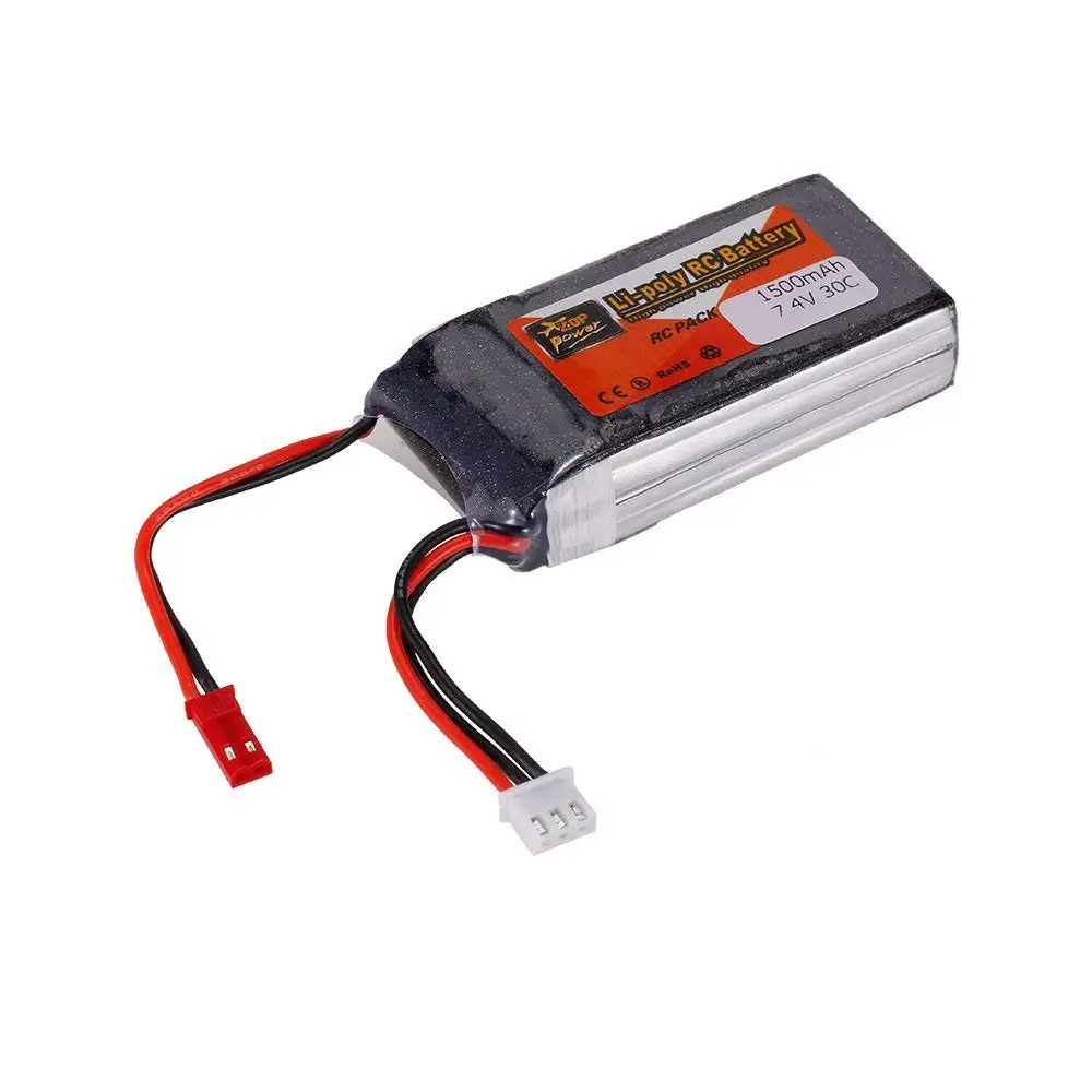 ZOP POWER Lipo батарея для 2S 7 4 V 1500mah 30C JST QAV250 H210 LS180 FPV гоночный RC Квадрокоптер